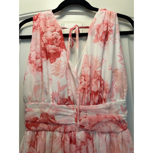 NWT Flying Tomato Women’s Feeling Speechless Boho Floral Maxi Dress Size S Pink - Picture 8 of 10